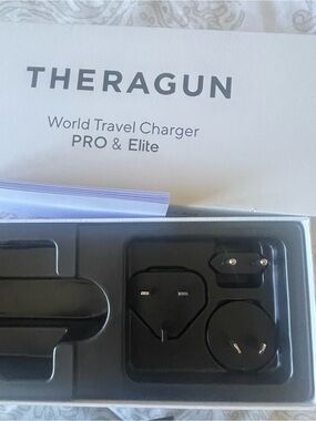 Theragun World Travel Charger for Pro & Elite - Black